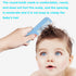 Baby Hair Brush with Wooden Handle&Silicone Baby Cradle Cap Brush Set, for Newborns & Toddlers-Natural Soft Goat Bristles-Ideal for Cradle Cap-Per...