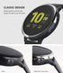 Ringke Bezel Styling Cover for Galaxy Watch Active 2 (44mm Only) Case Bezel Ring Adhesive Accessory - Glossy Silver (GW-A2-44-01)...