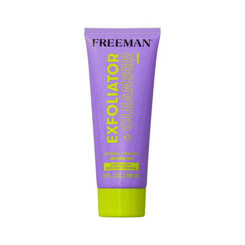 Freeman Restorative Moisturizing & Resurfacing Facial Exfoliator + Cleanser, Infused With Oatmeal & Walnut Shell Powder, Dual-Purpose Face Wash Th...