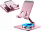 360° Rotatable Cell Phone Stand for Desk, Foldable and Adjustable Aluminum Metal Phone Holder, Compatible with iPhone 14/14 Plus/14 Pro/14 and Oth...