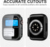 12 Pack Case with Tempered Glass Screen Protector for Apple Watch Series 8 Series 7 41mm,JZK Hard PC Full Coverage Slim Guard Bumper Protective Co...
