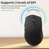 BQSS Wireless Mouse Computer Mouse with USB Receiver 2.4G PC Mouse for Laptop Macbook Mouse Durable Chromebook Mice with Adjustable DPI Black...