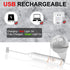 Milk Frother for Coffee Handheld Electric Rechargeable, Double Whisks 2 in 1 Hand Drink Mixer Milk Foamer for Cappuccino Latte Hot Chocolate,Small...