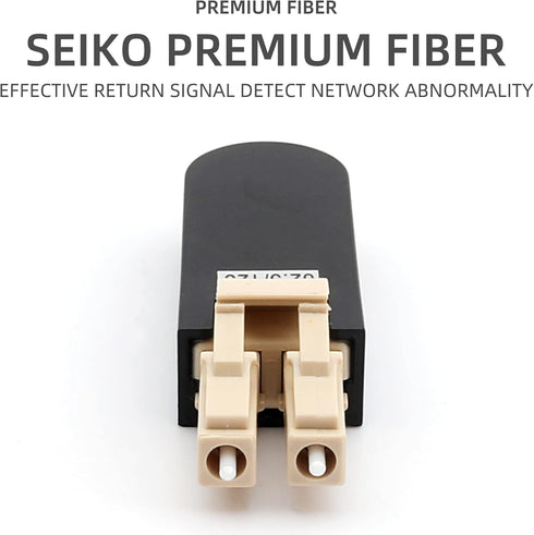 LC/UPC Fiber Optic Circuitors Connector SM & MM Fiber Optic Loopback Adapter LC Interface Signal Loop Connector (LC/UPC MM-62.5/125)...