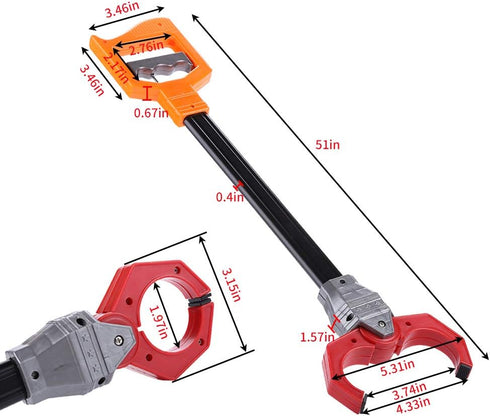 Plastic Retro Robot Arm Robotic Pick Up Pinch Tool Kids Toy...