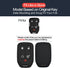 2pcs Compatible with Chevrolet Silverado 1500 2500 3500 HD GMC Sierra 1500 2500 3500 HD Limited 5 Buttons Key Fob Cover Case Key Chain Protector K...