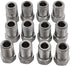 Stainless Brake Line Fitting Kit for 3/16" tube, Inverted Flare Silver (19 Fittings)...