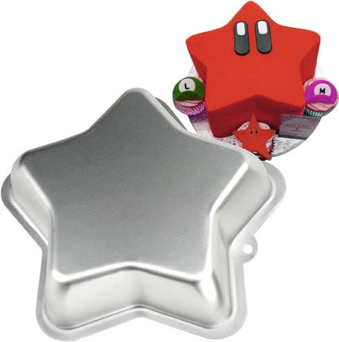 8 Inch Star Shaped Cake Pan Five-pointed Aluminum Nonstick Cake Decorating Mould Birthday/Wedding/Anniversary/Party Cake Baking Pans Tins Bakeware...