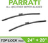 PARRATI® 24 Inch & 20 inch of High Performance Premium All-Season Automotive Replacement Front Windshield Wiper Blades for Audi A4 A5 A7 Volvo S90...