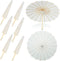 Eccliy Paper Umbrellas DIY Paper Painting Umbrellas Crafts Plants Umbrellas Chinese Japanese Parasol for Wedding Bridal Party Decor, 11.8 Inch(12 ...