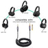 weishan WH-1000XM5 Cable Coiled Aux Cord Replacement for Sony WH-CH720N, WH-CH710N, MDR-950BT, 1AM2, 7520 Noise Canceling Headphones, 3.5mm(1/8") ...