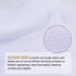 SINLAND Wholesale Microfiber Dish Cloth Best Kitchen Cloths Cleaning Cloths with Poly Scour Side 12Inchx12Inch 10 Pack White...