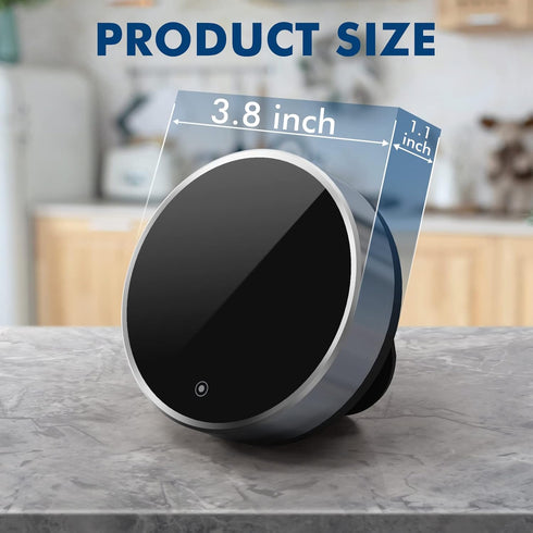 Digital Kitchen Timer, 3.8'' Large LED Display Countdown Countup Timer, Timer for Kids, Classroom Magnetic Timer, Adjustable Volume, Brightness, E...