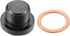 X AUTOHAUX M18x1.5 Steel Engine Oil Drain Plug Screw with Gasket for BMW 545i 550i 650i 750i 760i X5 X6 E60 E63 for Mazda 3 5 6 CX-5 CX-7 RX-8 Bla...