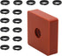 15 Sets 3/8" Impact Wrench Retaining Rings with O-Ring, Compatible with Electric/Pneumatic Cordless Wrench, Including Retainer Ring Anvil Install ...