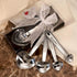 FASHIONCRAFT 4801 Love Beyond Measure Heart Measuring Spoons, Silver Measuring Spoons, Wedding Favor, 1-Piece...