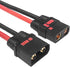 Qs8 Connector with 7.4 inches 10gauge Silicone Wire Anti-Spark Connector Set (2 Pack) Male & Female 500A Burst/Gold Plated 8MM Bullets...