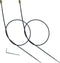 Inner Flex Shaft Cable, 2pcs Internal Flexible Shaft Core Attachment with Spring for Hanging Grinder Power Carver Rotary Tool Replacement Accessor...