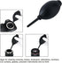 JJC Soft & Elastic Nozzle Air Blower Blaster Cleaner for DSLR Camera CCD CMOS Sensor Lens Filter LCD Comptuter Motherboard Chips PC Internal SSD G...