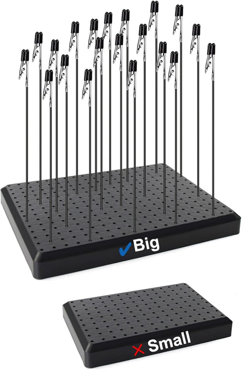 Evemodel GJJC19B Painting Stand Big Base 14 x 19 Holes and 20pcs Alligator Clip Stick Set Modeling Tools for Airbrush Hobby Model Parts New...