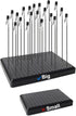 Evemodel GJJC19B Painting Stand Big Base 14 x 19 Holes and 20pcs Alligator Clip Stick Set Modeling Tools for Airbrush Hobby Model Parts New...