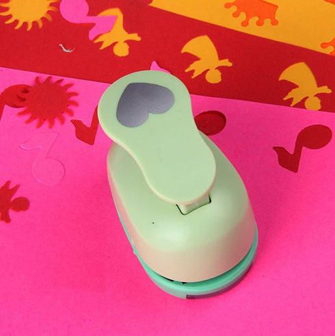 1 Inch Paper Punch Hole Puncher Crafts Punch for Making DIY Crafts Greeting Card (Heart)...