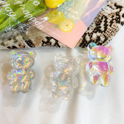 1Pc Cute Bear Shape Expandable Collapsible Mobile Phone Grip Stand Holder for Smartphone Tablet Cell Phone Accessories,Cell Phone Stands...