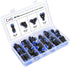 40Pcs Quick Connect Air Hose Fittings 1/4 inch OD 10 Spliters+10 Elbows+10 tee+10 Straight Quick Release Pneumatic Push to Connect Fittings Kit Ai...