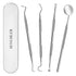 Professional Dental Pick Tools Kit, Teeth Cleaning Calculus Remover Tool for Dentist, Personal Using, Pets Oral Care Set with Dental Mirror Dental...