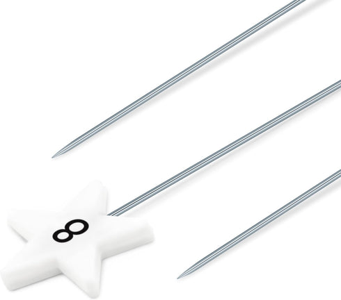 Dritz 3019 Flat Head Numbered and Directional Pins (115-Count) , White...