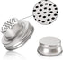 8 Pack Mason Jar Shaker Lids, Stainless Steel Shaker Lids for Mason Jars, Mason Jar Spice Lid with Silicone Seal for Regular Mouth Jar (Jar Not In...