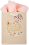 Christian Art Gifts Gift Bag/Tissue Paper Set Abundantly Blessed Deuteronomy 7:13 Bible Verse, Pink Butterfly, Medium...