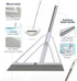 2 Multifunctional Magic Broom, Glass Cleaning Rubber Squeegee Broom, Floor Cleaning Silicone Broom, for Living Room, Kitchen, Bathroom, Easily Cle...