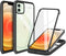 Glass+ Case Compatible with iPhone 11 6.1 inch Full-Body Clear Bumper Case with Built-in 9H Tempered Glass Screen Protector...