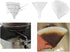 50 filter cones and funnels 4.5" Fryer Oil Filters Deep Fryer Oil Filter Funnel Non Woven Filter Cone Grease Filter Cones Best For Restaurants, Ca...