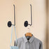 Hat Racks for Baseball Caps 2 Pack, Stainless Steel Adhesive Hat Holder Organizer Wall Mount, Strong Hat Storage Organizer for Baseball Cap Use Ad...