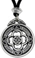 Pewter Celtic Knot Warrior Shield Pendant Necklace...