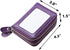 Women's RFID Blocking Leather Zipper Card Wallet Small Purse Credit Card Case Holder for Mother Day Gift (Purple)...