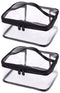 Louise Maelys Portable Clear Makeup Bag Zipper Waterproof Transparent Travel Storage Pouch Cosmetic Toiletry Bag With Handle...