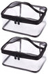 Louise Maelys Portable Clear Makeup Bag Zipper Waterproof Transparent Travel Storage Pouch Cosmetic Toiletry Bag With Handle...