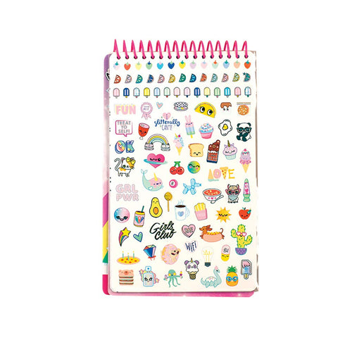 Fashion Angels Llama Shaker Compact Sketch Portfolio/Llama Sketch Book/Llama Coloring Book, Brown/a, 7.6 Ounce...