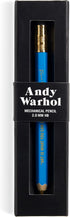 Galison Andy Warhol Philosophy – Mechanical Pencil Featuring Famous Andy Warhol Quote With Gold Lettering and Refillable Lead and Eraser...
