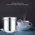 Coffee Filter Vietnamese Coffee Drip Filter Stainless Steel Vietnamese Coffee Maker Coffee Maker Pot Single Serving Cup Manual Coffee Infuser Filt...