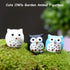 Owls Fairy Garden Accessories, Owls Miniatures for Fairy Garden Supplies, Miniature Figurines for Micro Landscape, Plant Pots, Bonsai Craft Decor,...