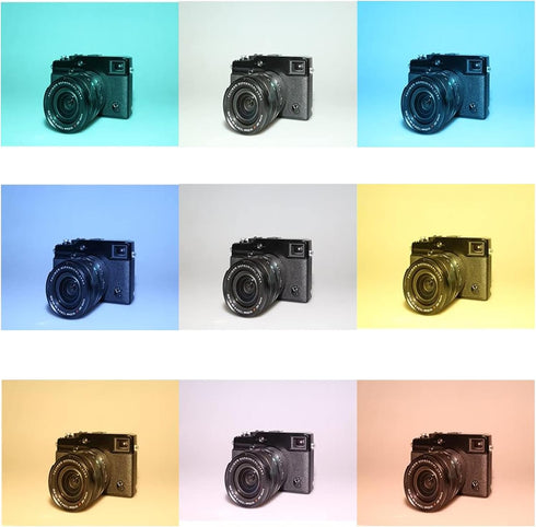 Universal Flash Gels Lighting Filter WS-1 20 pcs Combination Kits for Camera Flash Light...