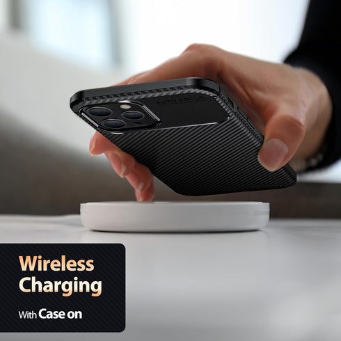 ORIbox for iPhone 12 Pro Max Case Black, Durable Lightweight Shockproof Cover,New Designed Slim Phone Case for iPhone 12 Pro Max 6.7",for Apple iP...