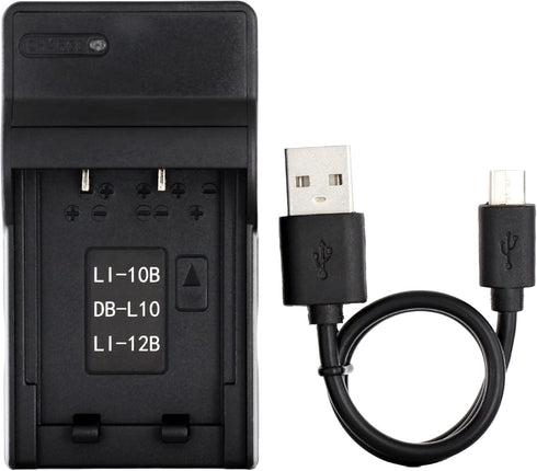 LI-10B USB Charger for Olympus Camedia C-470, C-50, C-5000, C-60, C-70, C-7000 Zoom, C-760, C-765, C-770 Ultra Zoom, D-590 Zoom, Camedia X-1, X-2,...