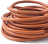 LolliBeads (TM) 5 mm Genuine Round Leather Cord Natural Braiding String Light Brown 5 Meters (5 Yards)...