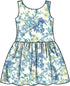 New Look Easy Children's Sleeveless Dress Sewing Pattern Kit, Design Code N6763, Sizes 3-4-5-6-7-8, Multicolor...