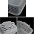 Rectangular Plastic Storage Organization Trays Baskets in Clear, 6-Pack...